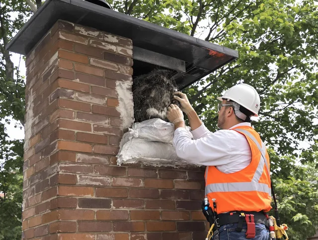 Humane removal of debris and animals by Pinellas Park Chimney Sweep in Pinellas Park, FL