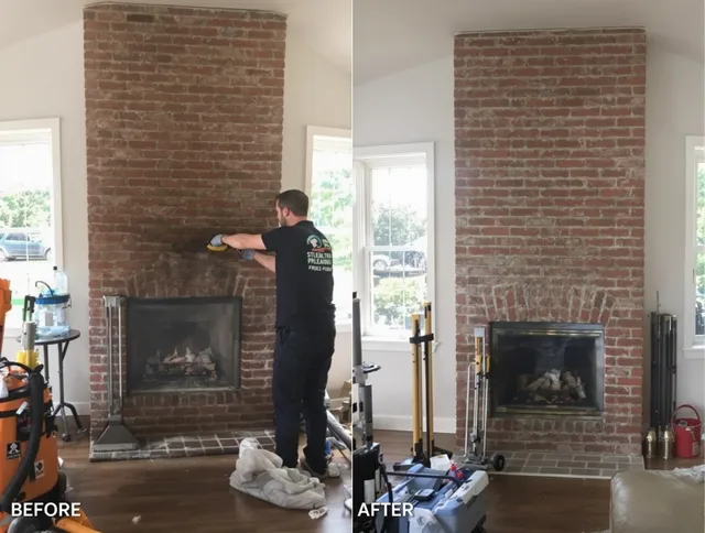 Finished chimney sweeping service by Pinellas Park Chimney Sweep in Pinellas Park, FL