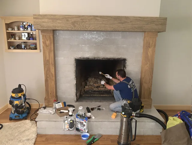 Detailed creosote removal process by Pinellas Park Chimney Sweep in Pinellas Park, FL