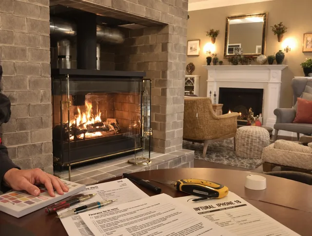 Pinellas Park Chimney Sweep verifying fireplace safety measures in Pinellas Park, FL