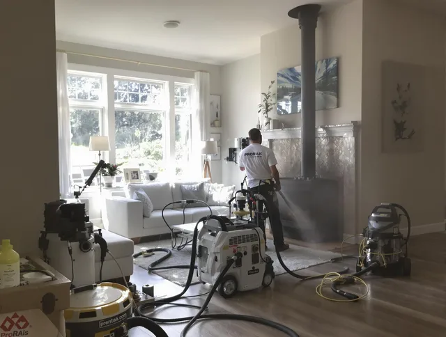 Soot removal service by Pinellas Park Chimney Sweep for a fireplace in Pinellas Park, FL